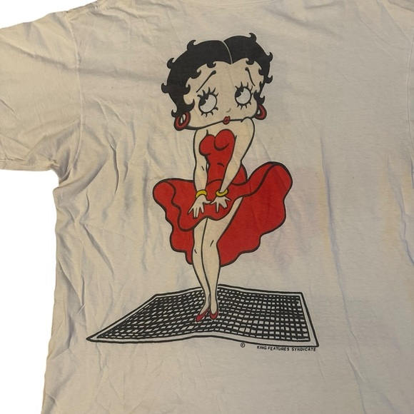 VTG 1985 Betty Boop T-Shirt Size Osfa Single Stitch King Features Syndicate RARE - Picture 5 of 8